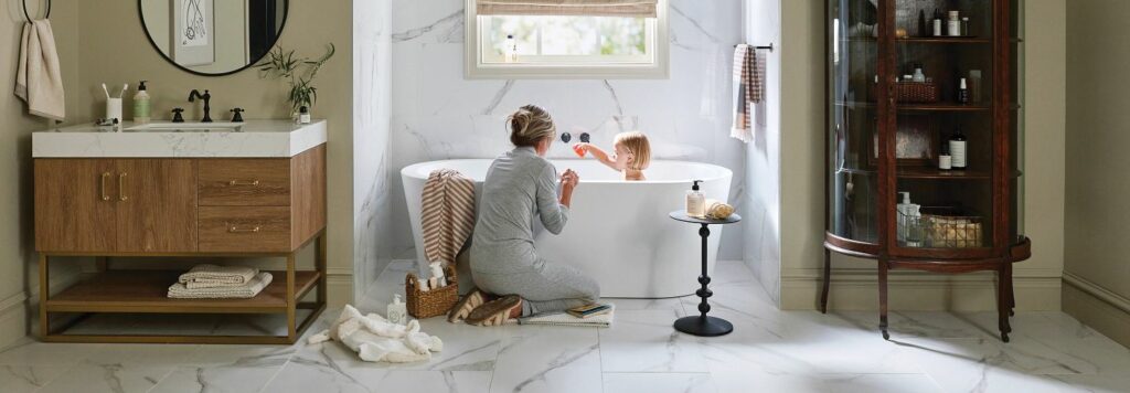 Bathroom tile flooring | Birons Flooring Inc