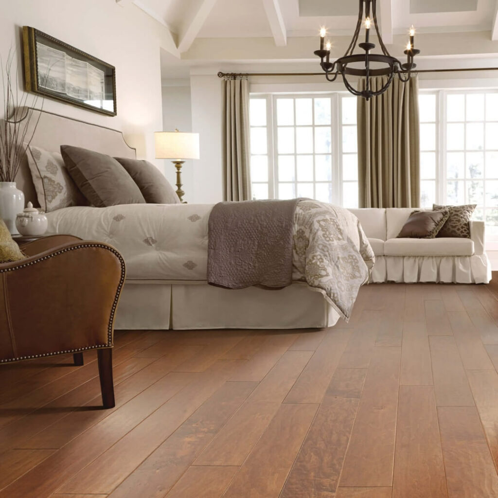 Bedroom Hardwood Flooring | Birons Flooring Inc